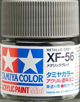 Amazon | タミヤ アクリルミニ XF-56 メタリックグレイ | カラー塗料 通販