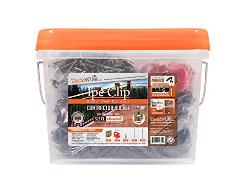 DeckWise (Brown) Ipe Clip Extreme S Hidden Deck Fasteners, 5/32