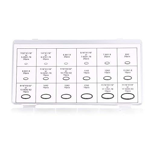 Image secondaire de Yosoo 270 pcs Joint Torique Assortiment kit Air conditionné HNBR Joint torique pour Voiture Auto Véhicule Robinet Réparation, Co
