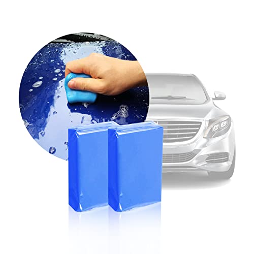 Ziciner Car Detailing Clay Bar Contains 2 Pack, Premium Auto Magic Clay bar Cleaner, Deeply Washing and Adsorption Capacity for Car Wash, Universal Vehicle Cleaning Accessories