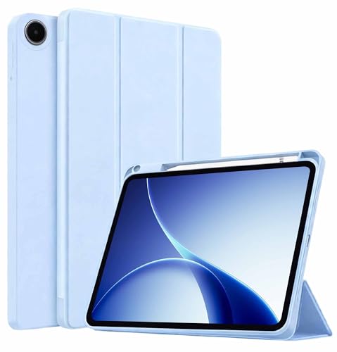 Image of ProElite Cover for Oppo Pad 5 12.1 inch Case, Soft Flexible Flip Case Cover for Oppo Pad 5 12.1 inch Case with Pen Holder [Auto Sleep Wake Feature] [Recoil Series] - Light Blue