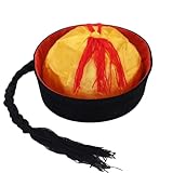 Qusinfc Chapeau eunuque chinois ancien pour adultes, convient pour les pièces de théâtre et les festivals, la reconstitution historique