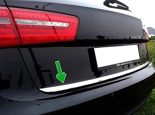 Moldura trasera cromada para Audi A6 Avant C7 de 2011 a 2018 accesorio embellecedor exterior