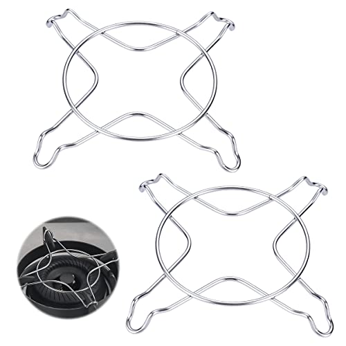 Reductor Cocina Gas, XiXiRan Soporte para Cocina de Gas, Reductores para Cocina de Gas, Accesorio para Cocina de Gas, Resistencia a Altas Temperaturas, Camping, Cocina(2pcs)