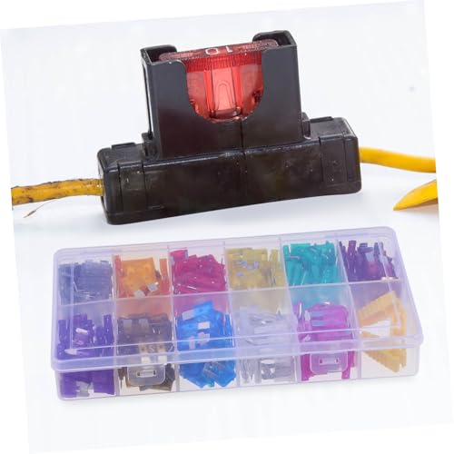 Kit completo de fusibles para automóvil PRETYZOOM, 330 piezas, fusibles micro fáciles de reemplazar, amplia compatibilidad con vehículos miniatura 7