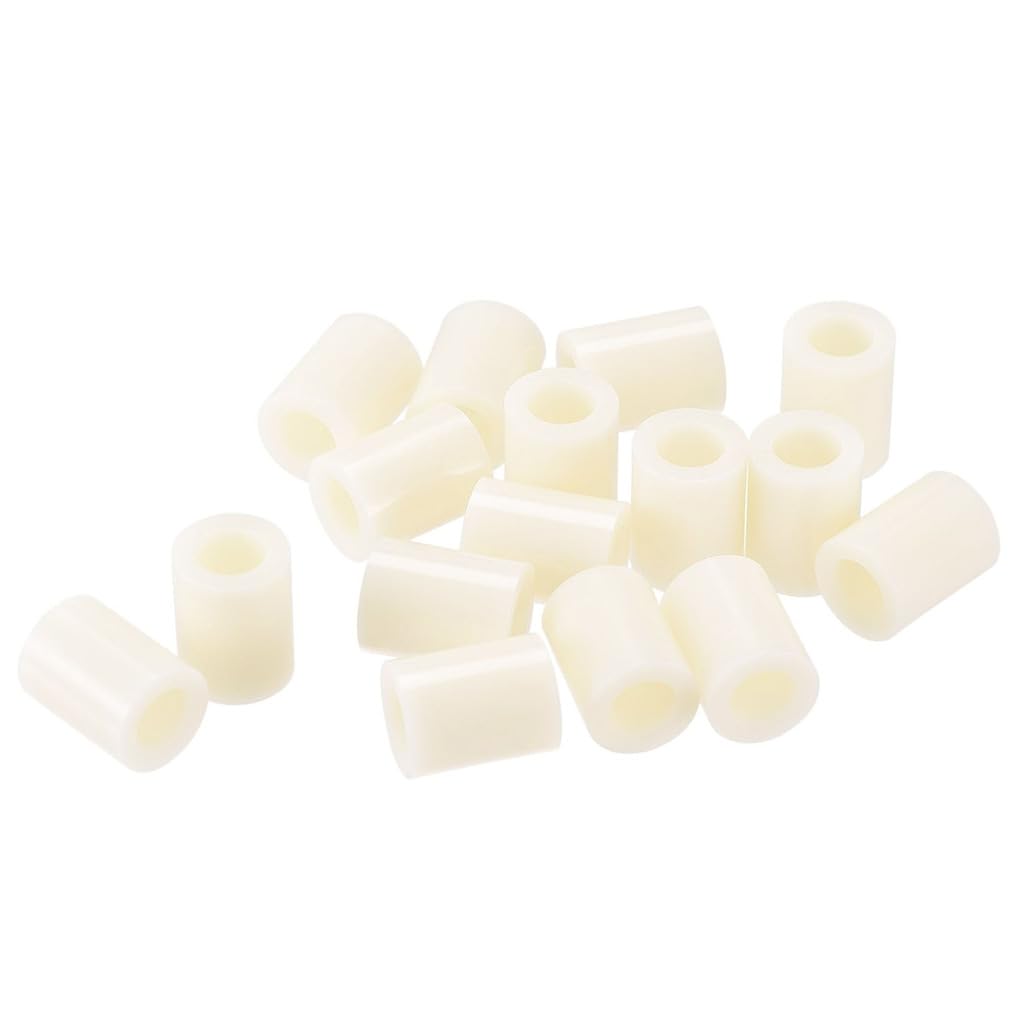 DFDPAXL 20 Pieces White Nylon Insulating Spacers Plastic Column Standoff 18×12×30Mm-18×12×50Mm Suitable for DIY Mechanical Projects,18×12×40mm