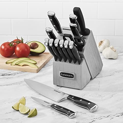 Cuisinart 15 Piece Kitchen Knife Set with Block - Thumbnail 5