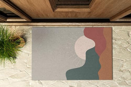 Paillasson extérieur antidérapant Tulup 60x40 cm pour balcon tapis d'entrée résistant
