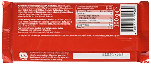 Jeden Tag Schokolade, Alpenvollmilch, 100 g - Image 3