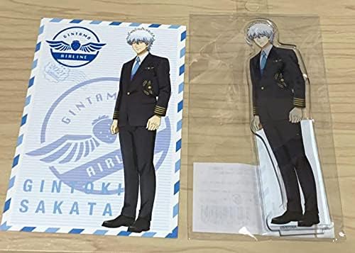 Amazon 銀魂 アクリルスタンド 成田アニメデッキ 坂田銀時 ポストカード 成田空港 アイドル 芸能人グッズ 通販