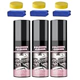Polishing Cleaner,Car Interior Protectant Spray,100ml Car Interior Detailer Spray With Iron Cans,Easy to Use,Can be Used in Multiple Places(3Pcs)