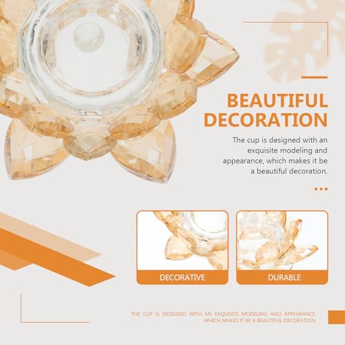 Vaso de limpieza para manicura Crystal Lotus con tapa de vidrio miniatura 4