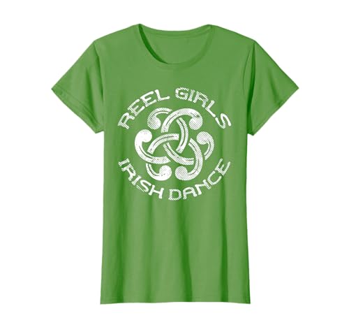 Reel Girls Irish Dance St Patricks Day Ceili Dancer Girl T-Shirt