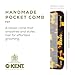 Kent Set Men's Hair Pocket Combs, Tokyo 81T X-Small, FOT All Fine Tooth, R7t Double Toothed Fine and Coarse. Best Hair, Beard and Mustache Grooming Kit for Travel and Home Care, Handmade in England