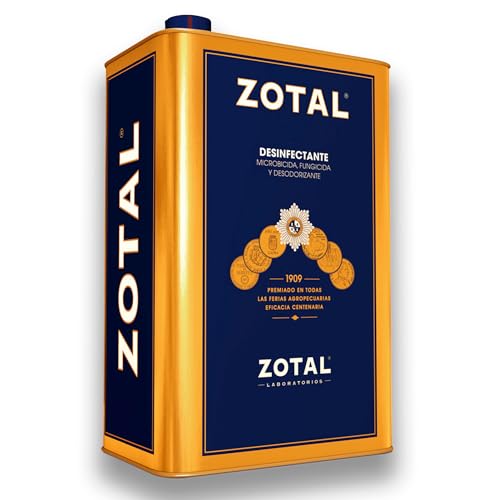 Zotal 1 KG Desinfectante, Bactericida, Microbicida, Fungicida y Desodorizante MUY EFICAZ Envase 870 ML para Uso Ganadero y Agrícola | Eliminación de Olores y Desinfección Muy Efectiva | Nexum Market