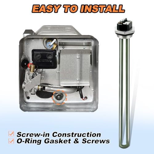 Image of 92249 91160 92097 520900 RV Water Heater Element Replacement for Atwood Suburban GCH6-4E GCH6-6E GCH6-7E GC6A-7E, SW4 /6 /10 /12 /16 Series Electric Water Heaters, 1400W /1440W, 110V /120V