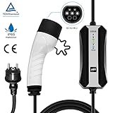 🚙『Múltiples protecciones』: Nuestro cargador tiene funciones de protección como sobrecorriente, sobretensión, sobrecalentamiento, anti-cortocircuito y anti-fugas. Pasa la certificación TUV y CE, IP65 a prueba de agua. Resistente al polvo, a la lluvia y al viento, para garantizar la seguridad y la carga externa duradera de su automóvil.