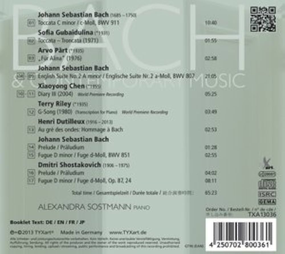Amazon.co.jp: Bach & Contemporary Music: ミュージック