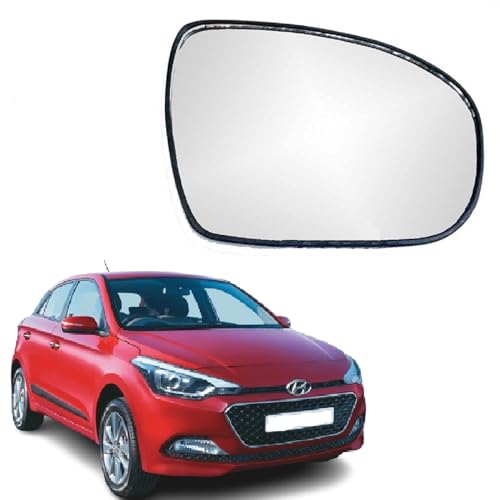 Image of orvm Right Driver Side Rear View Mirror Glass Plate for Hyundai I20 2ND GEN ACTIVE, I20 2ND GEN ELITE, I20 2ND GEN F /L ELITE 2015-2019 Model