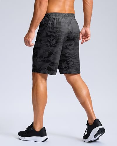 Image of G Gradual Men's Athletic Running Shorts with Zipper Pockets Quick Dry 7 inch / 5 inch / 9 inch Workout Gym Shorts for Basketball Hiking