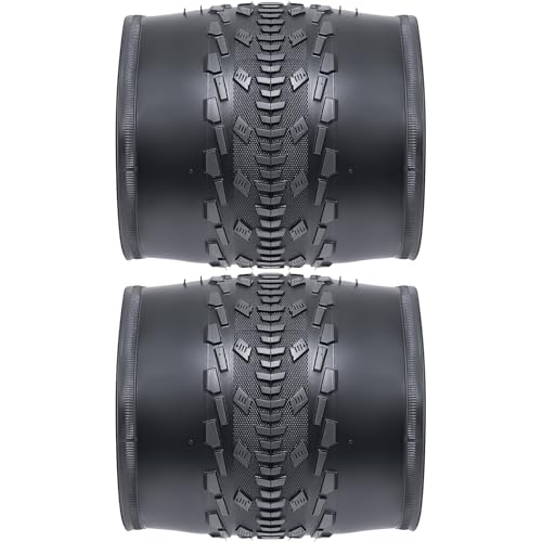 MetersGod 2本,27.5x1.75 自転車タイヤ,耐久性がある 折りたたみ 27.5インチ 47-584 27.5x1.75 マウンテンバイクタイヤ,マウンテンバイク クルージングバイク用のリプレイスメントタイヤ,クリンチャータイプ,MGW064