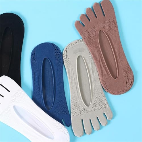 Calcetines de cinco dedos para evitar rozaduras con malla invisible 4