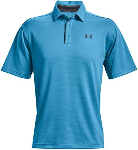 Image of Under Armour - Mens Tech Polo, Color Radar Blue (422), Size: Large x Tall