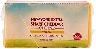 Block New York Extra-Sharp Yellow Cheddar Cheese , Versatile, all natura...