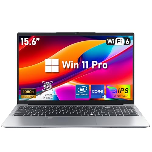 MITUNTUN Gaming Laptop Computer, 15.6 Inch Lap Top PC Win 11 Pro 2025，i9-11900H Processor(up to 4.9Ghz), 16GB RAM 1TB SSD, 1920 * 1080 IPS Display, Backlit Keyboard, 5000mAh Battery, WiFi 6, BT5.2