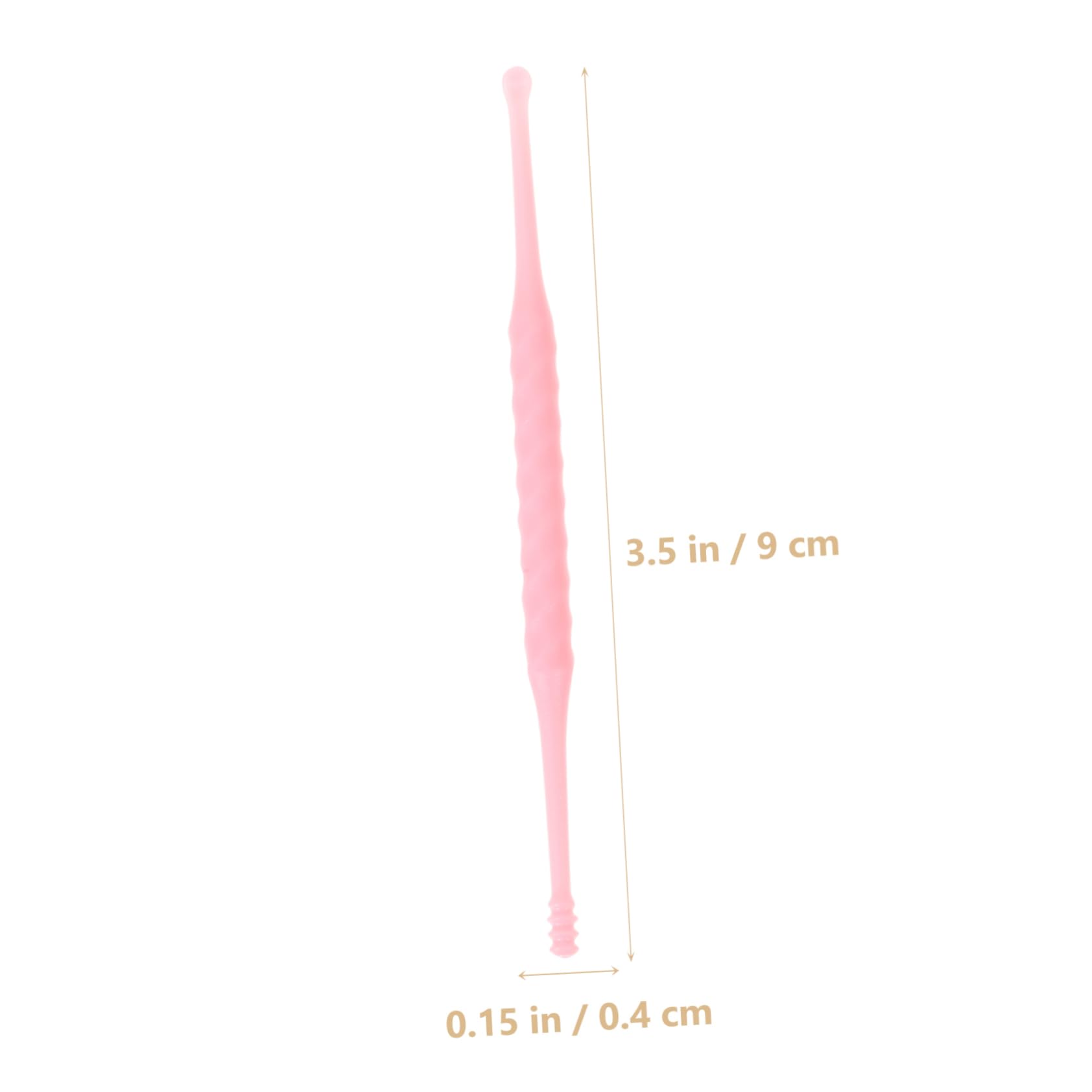 Garneck Plastic 12pcs Set Ear Wax Picker Curved Tip Lightweight Ear Cleaner for Travel Random