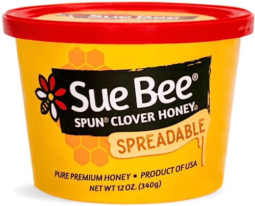 Sue Bee Spun Clover Honey 12 Oz (Pack of 2)