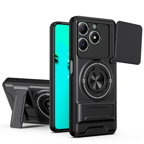 Coque Realme C61 4G antichoc en PC et TPU à clapet de caméra