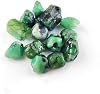 Cuentas de piedras preciosas múltiples crudas naturales de 8-10mm, perforadas a 3mm, piedras sueltas en bruto para bisutería DIY, chips de cristal para collares, pulseras y aretes - venta por pieza (esmeralda) 4
