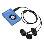 IPX8 Waterproof MP3 Player for Swimming, Portable Underwater Music Player with Waterproof Headphone, Built in 8GB, for Surfing Swimming Water Sports (Blue)