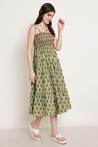 Image of COTLAND Fashions Women Midi Dress