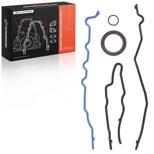 A-Premium Engine Timing Cover Gasket Set Compatible with Ford Escape 2001-2004, Taurus 1996-2002, Contour 1995-2000 & Mazda Tribute 2001-2004, MPV 2000-2004 & Mercury Cougar 1999-2002, Mystique, Sable