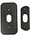 Ade Advanced Optics Wall Plate and 30 Degree Angled Mount Combo for Nest Hello - Black