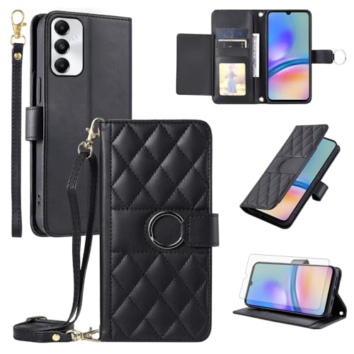 Protection Samsung Galaxy A05s étui cuir avec support et fente carte