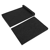 NULYLU 2個音 用 震 吸音 遮音機 付 で 吸 音 になスピーカー ー パッド