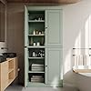 Palace Imports Solid Wood Tall Bathroom Pantry with