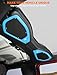 Savadicar Sky Blue Interior Trim Kit for 2024+ Jeep Wrangler (JL) & Gladiator (JT) - 4 Pcs Decor Cover Set for Front Dash Speakers and Soundbar, Stylish Accessories for an Upgrade
