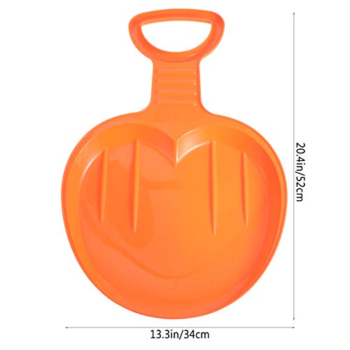 BESPORTBLE 2Pcs Crianças Board Ski Trenós De Neve Trenó De Plástico Pad Crianças Trenó Esqui Snowboa