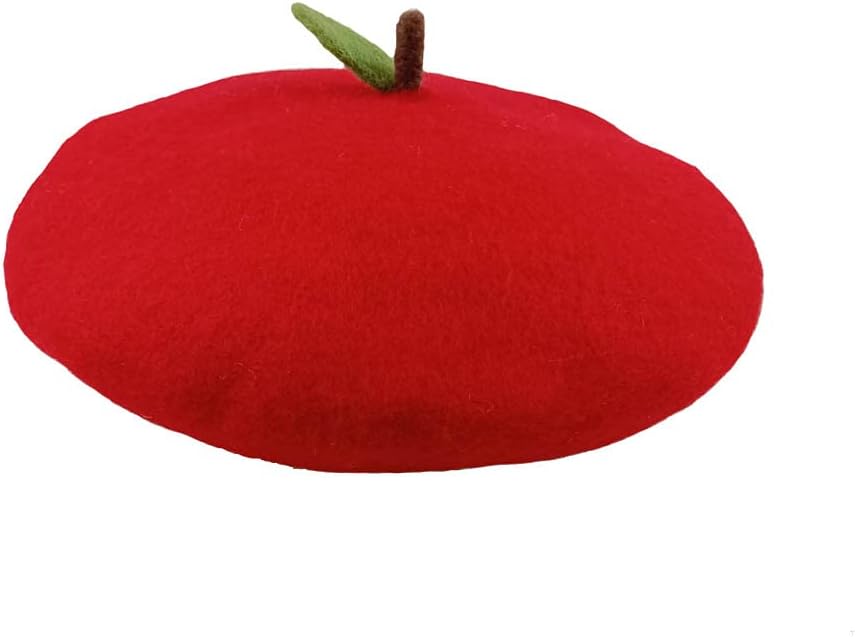 Handmade Wool Beret Hat French Style Needle Felt Flower Beanies Women Winter Autumn Cap - Image 3