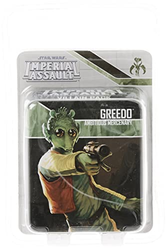 Image of Star Wars Imperial Assault Board Game Greedo VILLAIN PACK - Epic Sci-Fi Miniatures Strategy Game for Kids and Adults, Ages 14+, 1-5 Players, 1-2 Hour Playtime, Made by Fantasy Flight Games