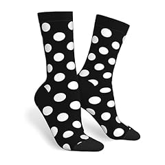 Big Polka Dot Retro Black White