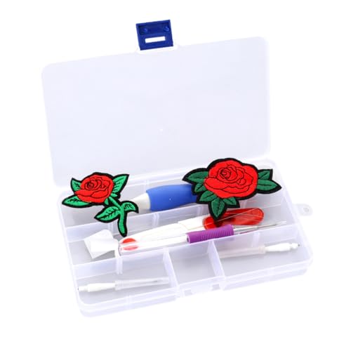 Agujas perforadoras de bordar GOOHOCHY de plástico ABS duradero con caja protectora