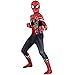 ZXDFG Disfraz Spiderman Niño,Superhéroe Spiderman Disfraces Homecoming Halloween Navidad Traje Spiderman Niño Cosplay Máscara,Máscara y Disfraz Independientes,Spandex/Lycra