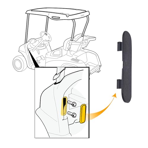 Couvercle d'accès pour jambe de golf pour réparer EZGO RXV 2008 - 6