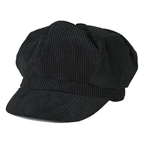 Thenice Women's Corduroy Newsboy Cap Cover