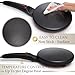 Moss & Stone Electric Crepe Maker – 8” Portable Crepe Pan Nonstick with Dipping Plate, Auto Shut-Off, On/Off Switch, Even Heating & One Automatic Temperature Control – Compact Crepe Maker